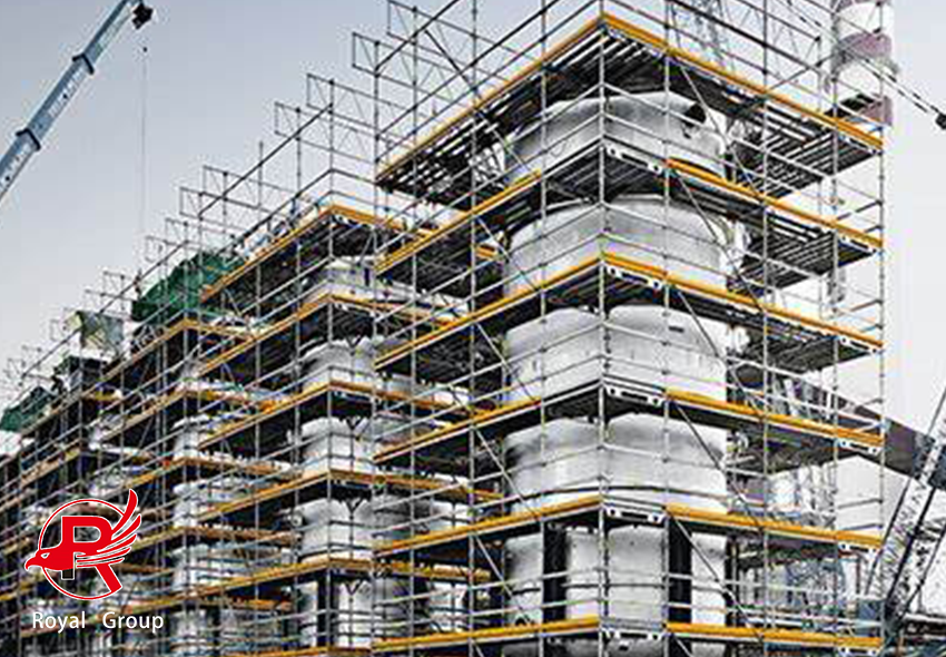 Scaffolding building