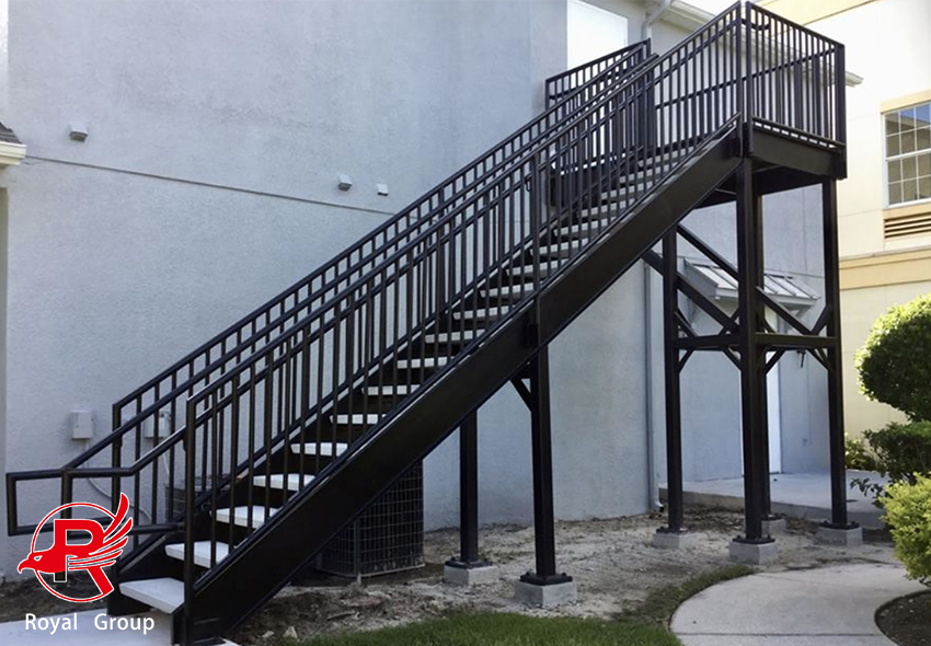 steel stairs