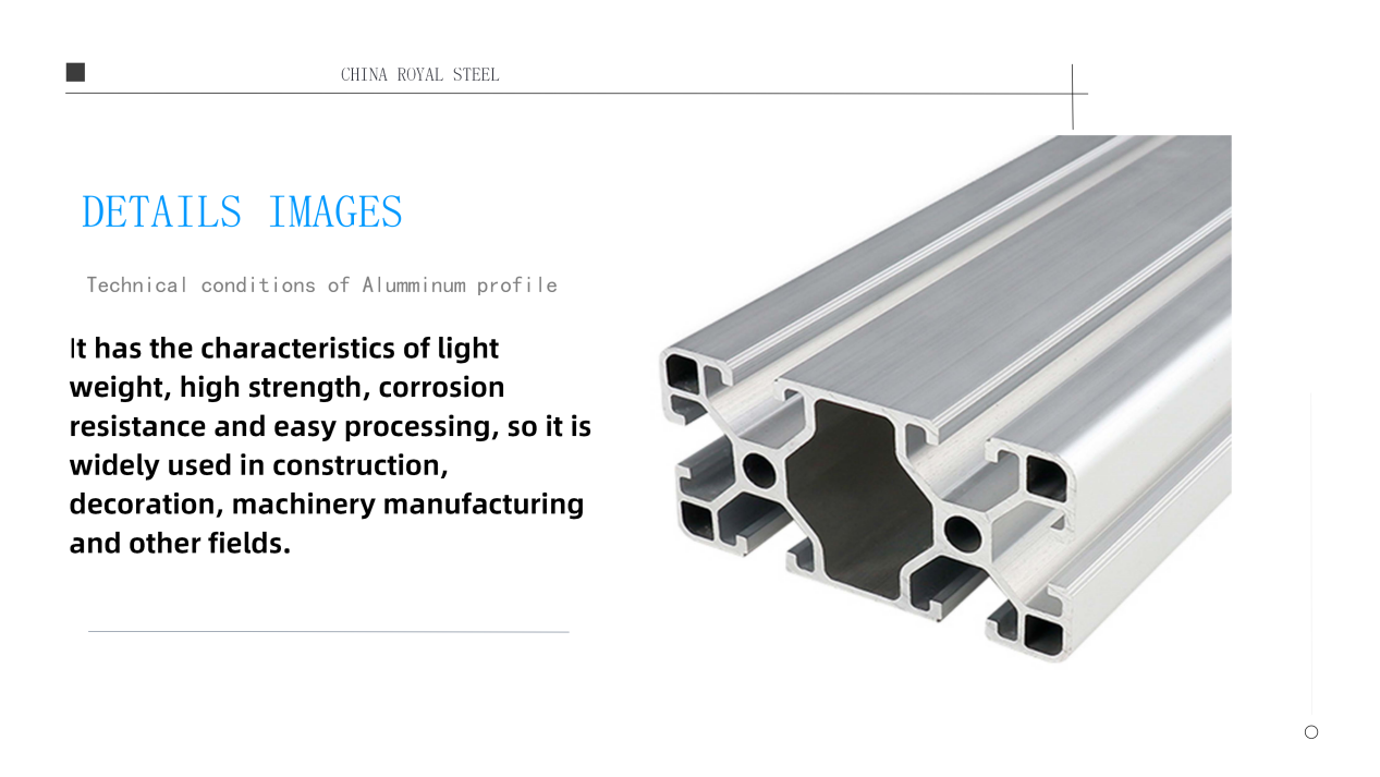 Profilé en aluminium standard européen (2)