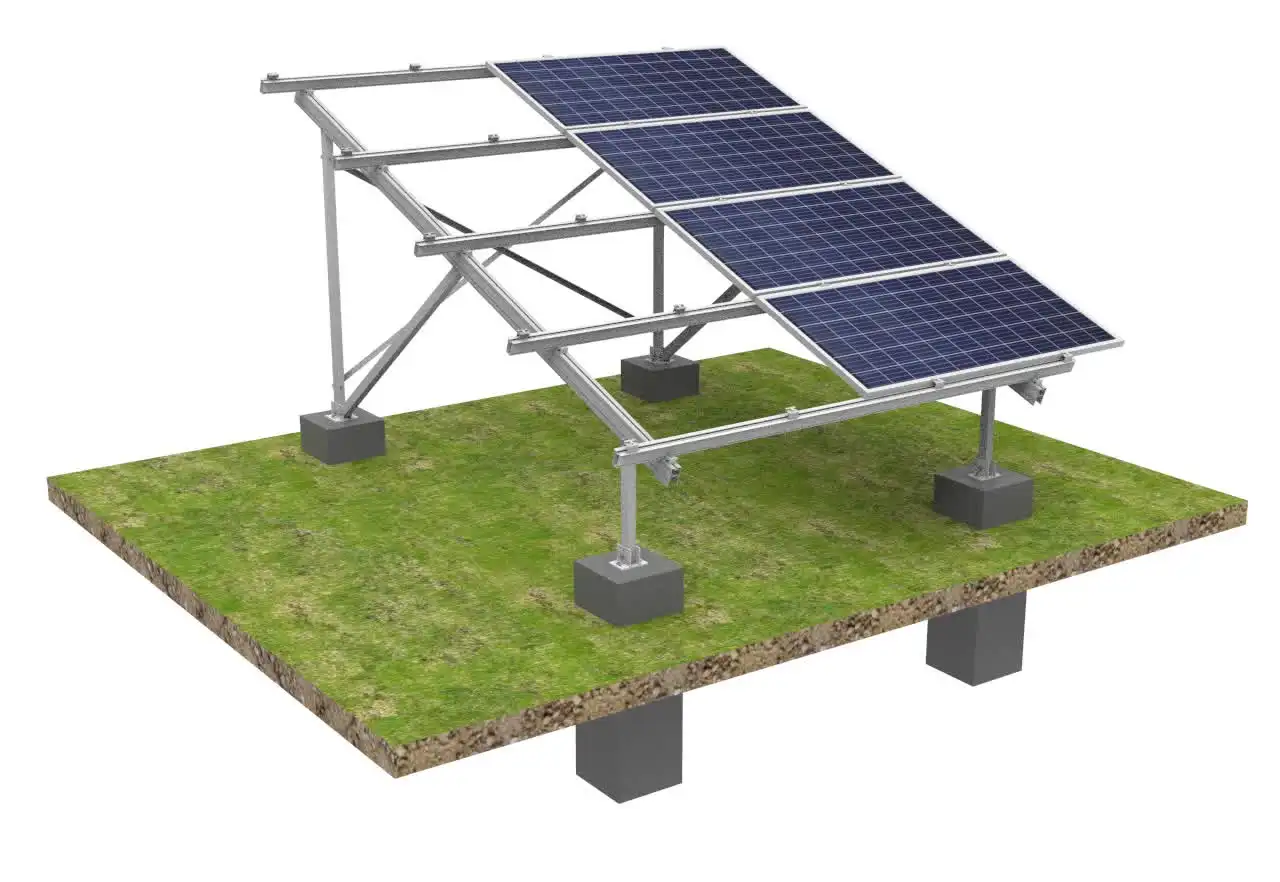 Ground solar photovoltaic brackets